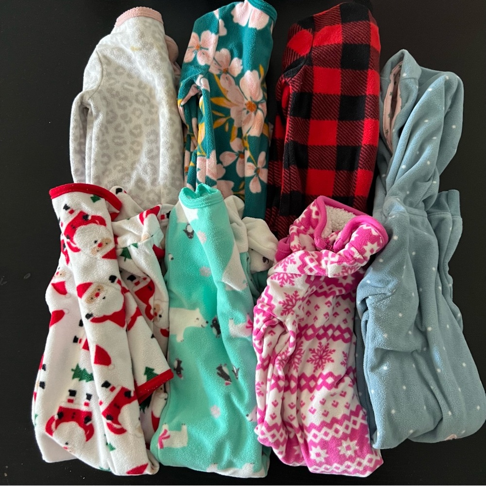 Carter’s Fleece Sleep and Play Outfits